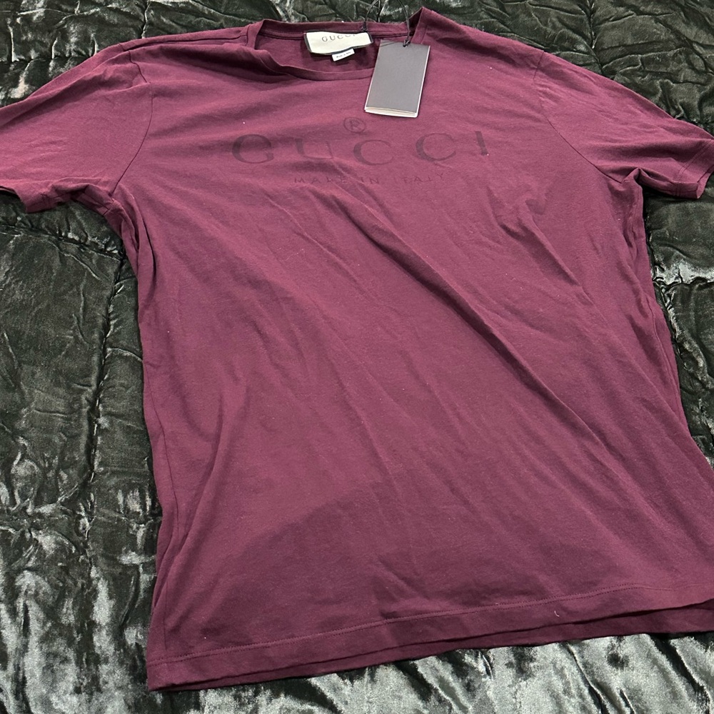Gucci Red Short Sleeve Tee